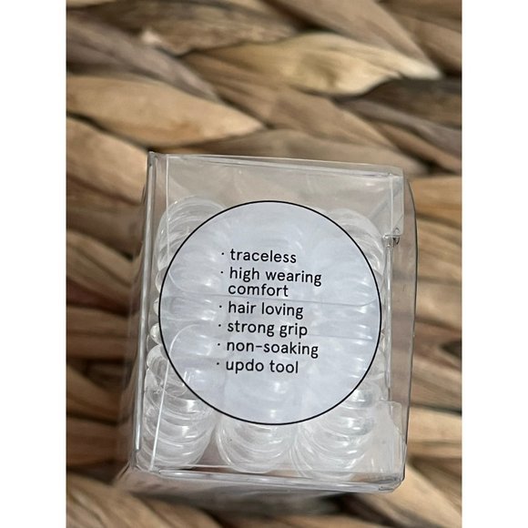 invisibobble The Traceless Hair Ring 3 nude / 3 clear NEW - Picture 6 of 6